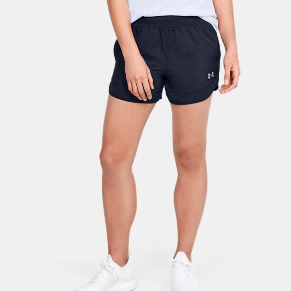 Under Armour Women's Locker Woven Black Shorts